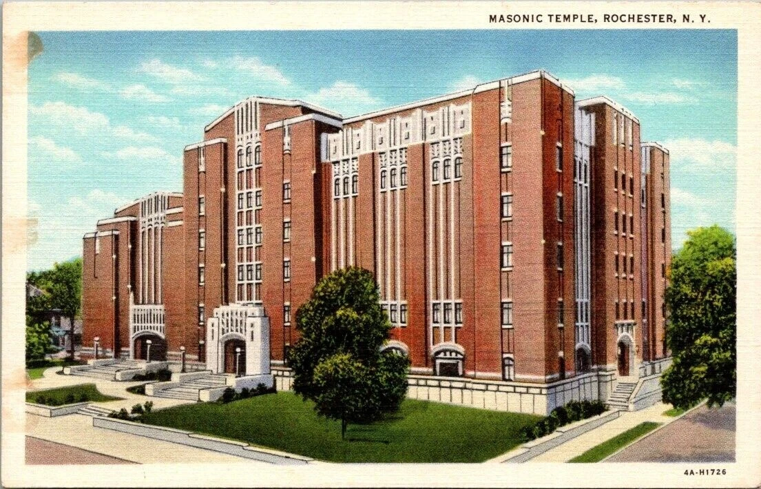 New York Postcard - Masonic Temple - Freemasons&hellip;